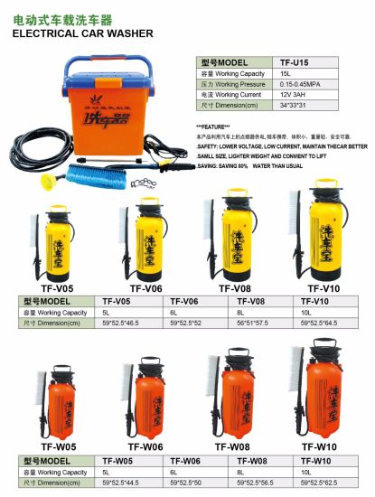 Portable Car Wahser Sprayer (TF-W10)