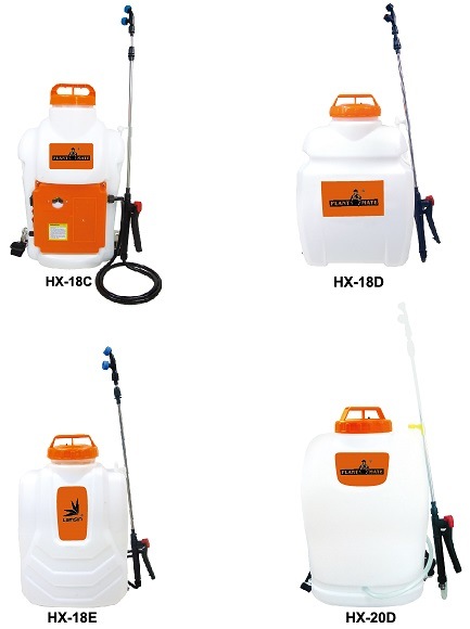18L High Quality Plastic Agricultural Backpack Power Electric Battery Sprayer (HX-18D)